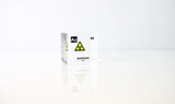 Clear acrylic cube displaying an Actinium element (Atomic Number 89) embedded within, offering a scientific presentation for collectors and science enthusiasts.
