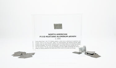 P-51D Mustang Aluminum Artifact Display