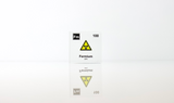 Clear acrylic cube displaying a Fermium element (Atomic Number 100) embedded within, offering a scientific presentation for collectors and science enthusiasts.