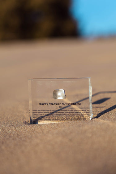 SpaceX Starship Stainless Artifact Display