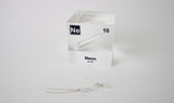 Clear acrylic cube encasing a Neon ampule with its atomic number 10. Ideal for display in educational settings, scientific collections, or as a decorative piece.