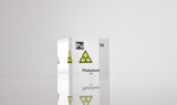 Clear acrylic cube displaying a Plutonium element (Atomic Number 94) embedded within, offering a scientific presentation for collectors and science enthusiasts.