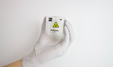Clear acrylic cube displaying a Plutonium element (Atomic Number 94) embedded within, offering a scientific presentation for collectors and science enthusiasts.