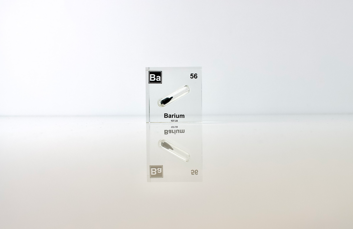 Barium Element Cube – Engineered Labs