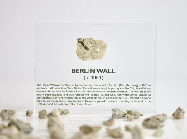 Berlin Wall Artifact Display – Engineered Labs