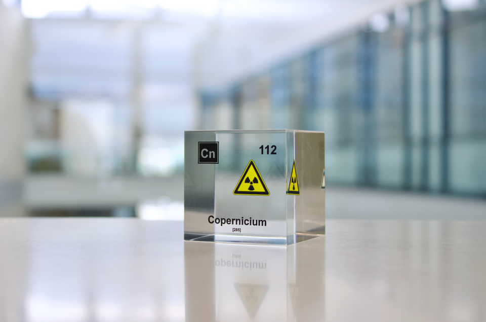 Copernicium Element Cube – Engineered Labs