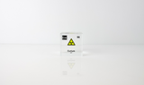 Clear acrylic cube displaying a Curium element (Atomic Number 96) embedded within, offering a scientific presentation for collectors and science enthusiasts.