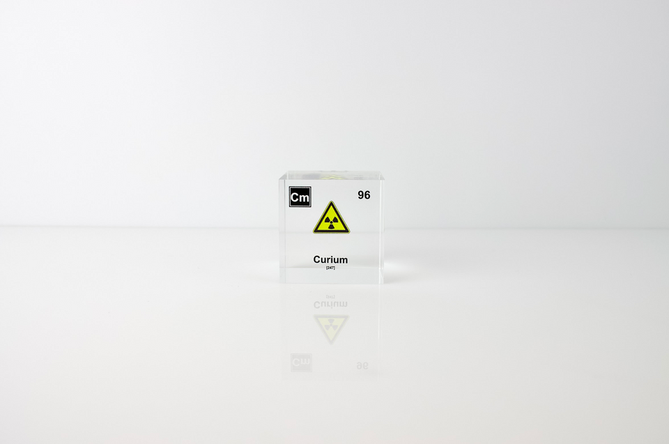 Curium Element Cube – Engineered Labs