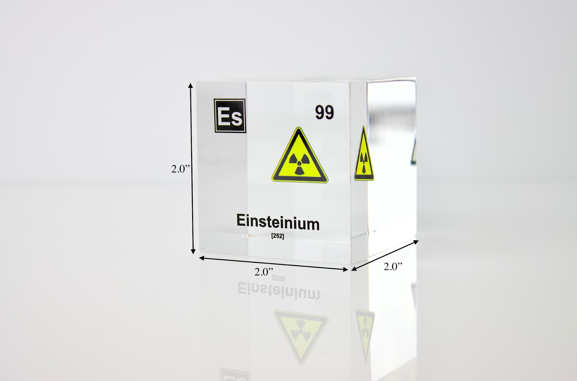 Einsteinium Element Cube – Engineered Labs