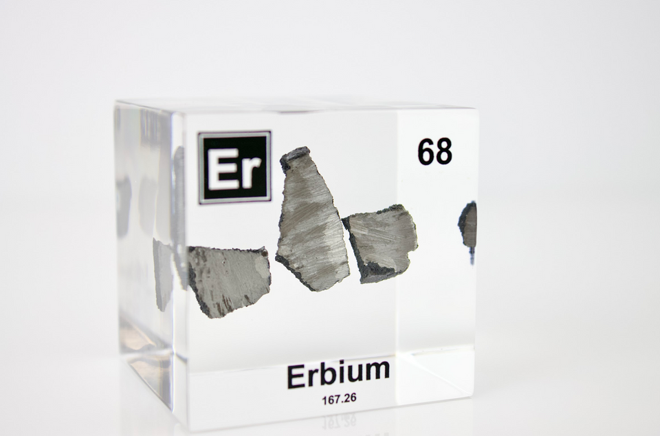 Erbium Element Cube – Engineered Labs