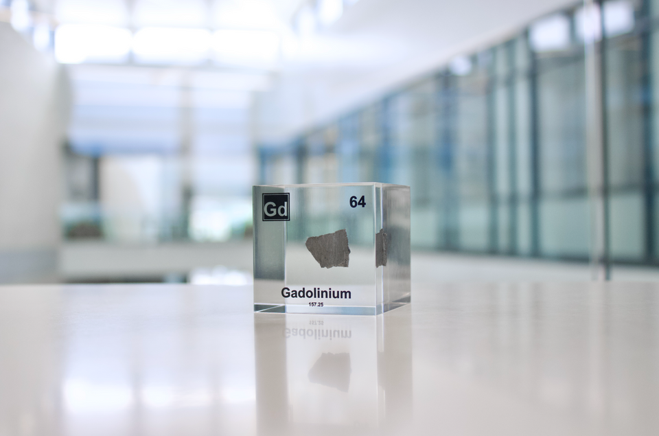Gadolinium Element Cube – Engineered Labs
