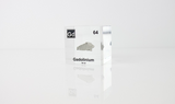 Clear acrylic cube displaying a Gadolinium element (Atomic Number 64) embedded within, offering a scientific presentation for collectors and science enthusiasts.