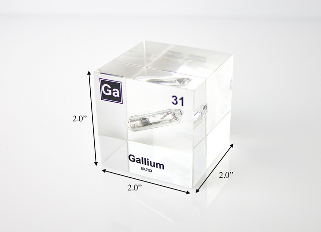 Gallium Element Cube – Engineered Labs