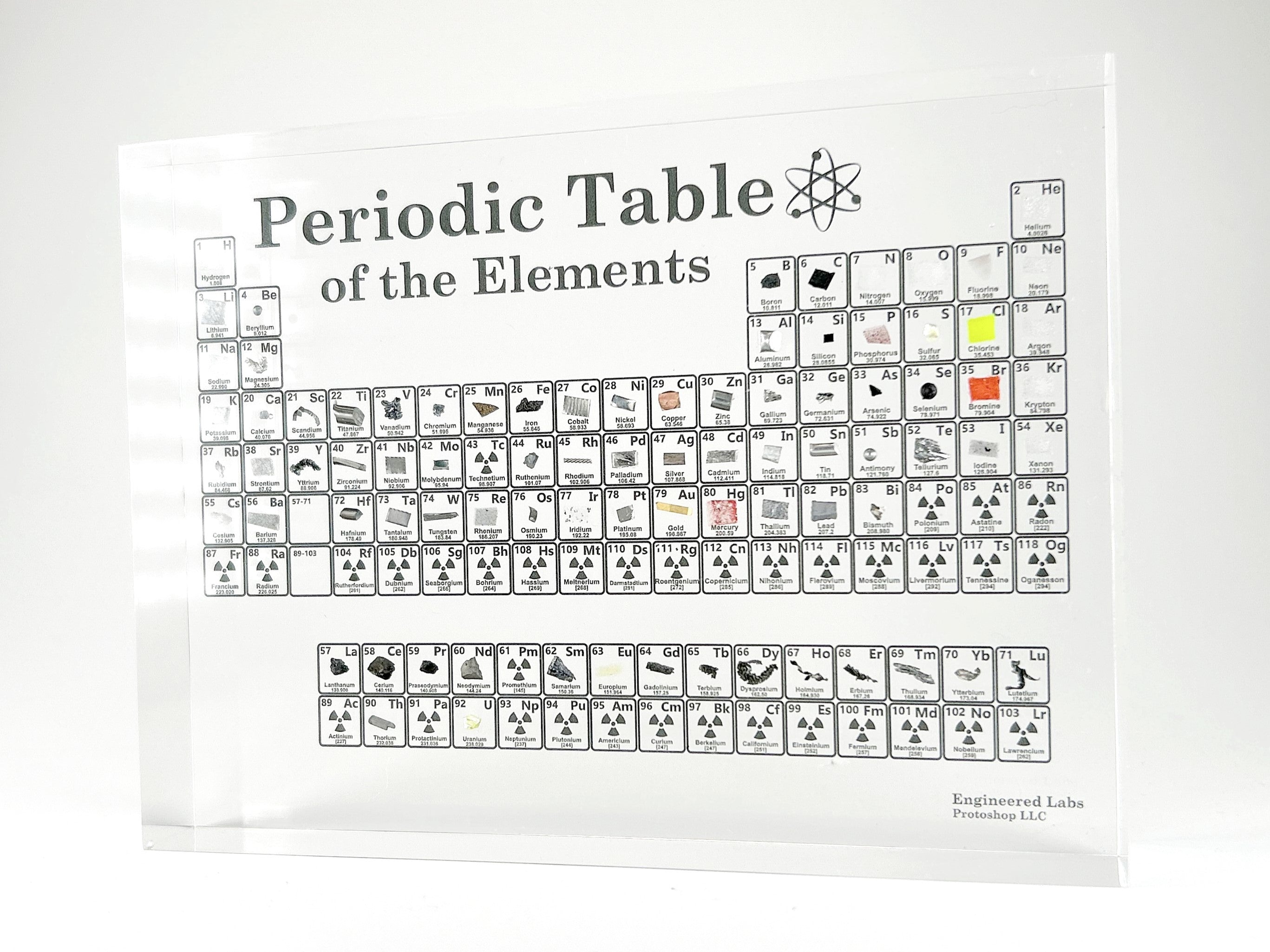  MegaBox Periodic Table Of Elements with 83 Real
