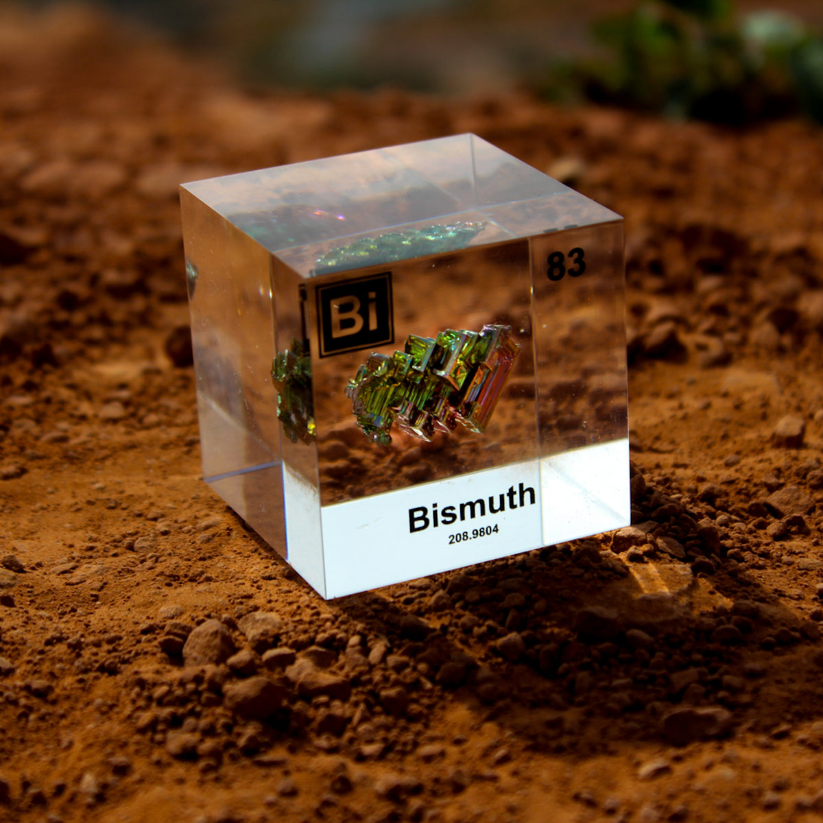 Bismuth element cube.