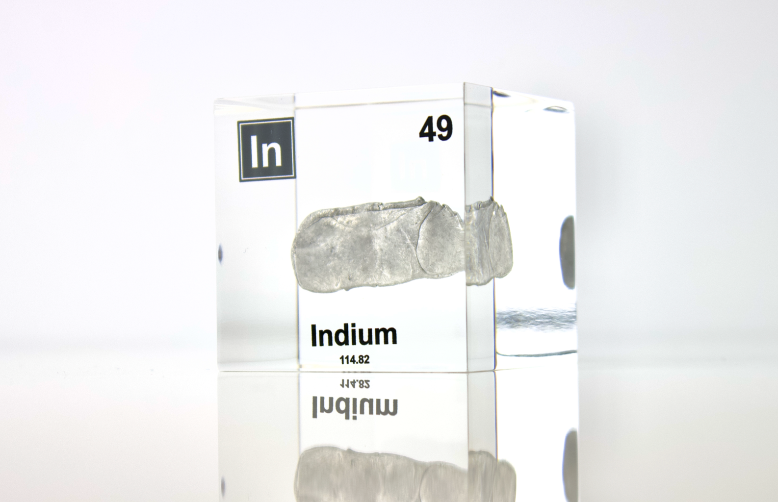 Indium Element Cube