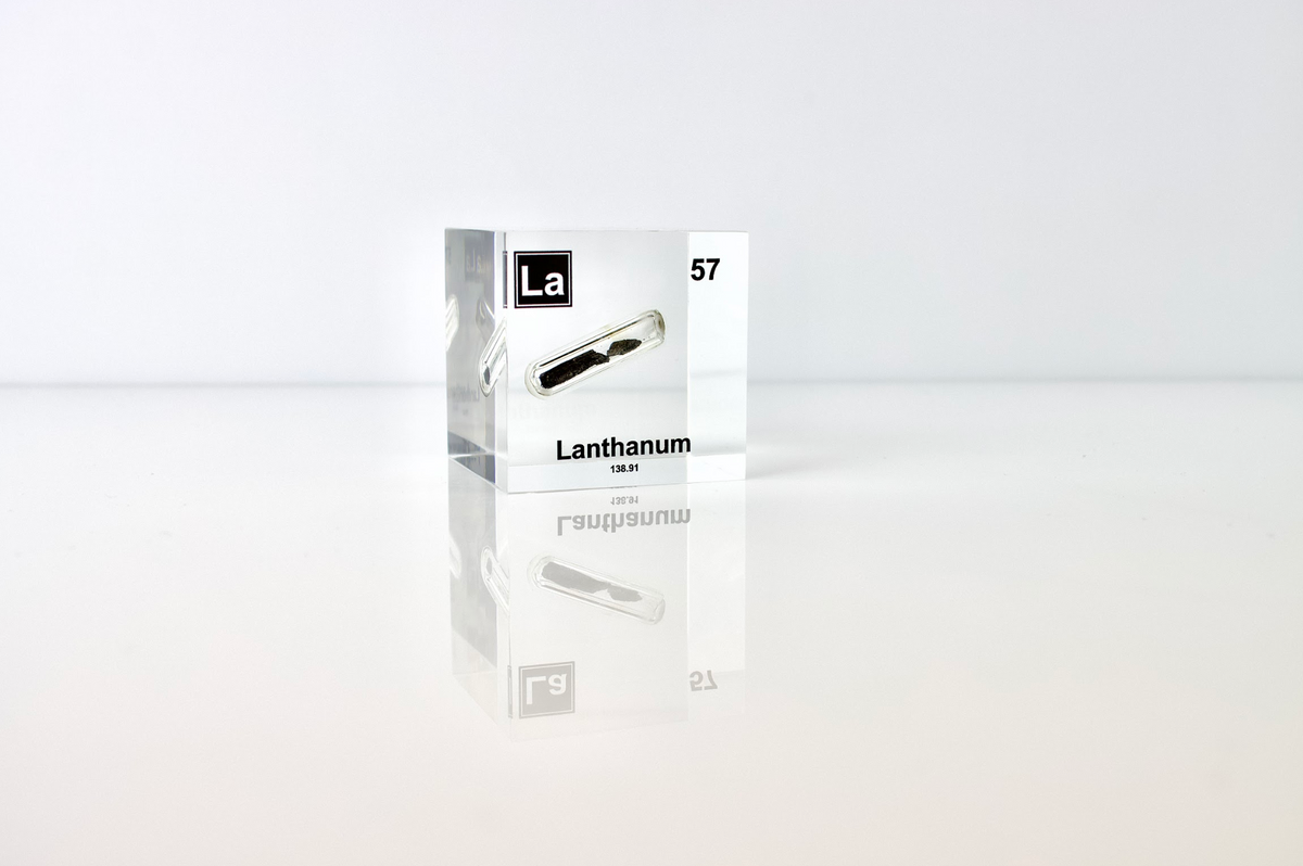 Lanthanum Element Cube – Engineered Labs