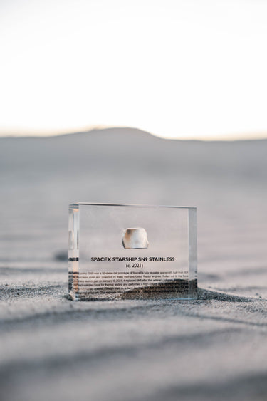 SpaceX Starship Stainless Artifact Display