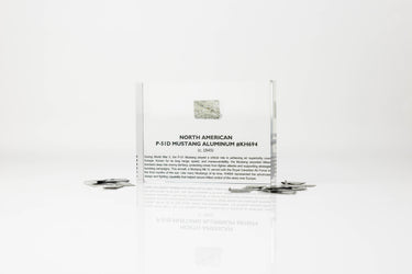 P-51D Mustang Aluminum Artifact Display