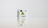 Clear acrylic cube displaying a Meitnerium element (Atomic Number 109) embedded within, offering a scientific presentation for collectors and science enthusiasts.