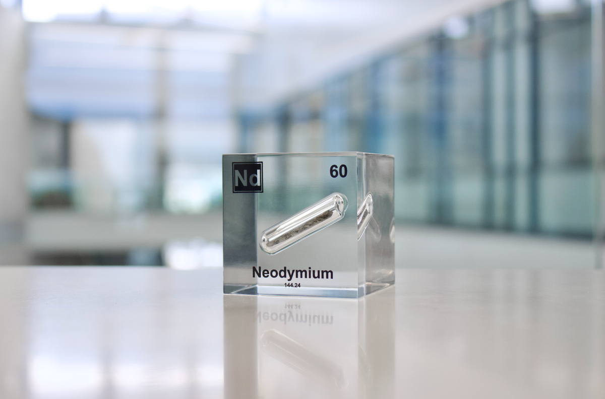 Neodymium Element Cube – Engineered Labs