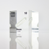 Clear acrylic cube encasing a Neon ampule with its atomic number 10. Ideal for display in educational settings, scientific collections, or as a decorative piece.