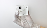 Clear acrylic cube encasing an Oxygen ampule with its atomic number 8. Ideal for display in educational settings, scientific collections, or as a decorative piece.