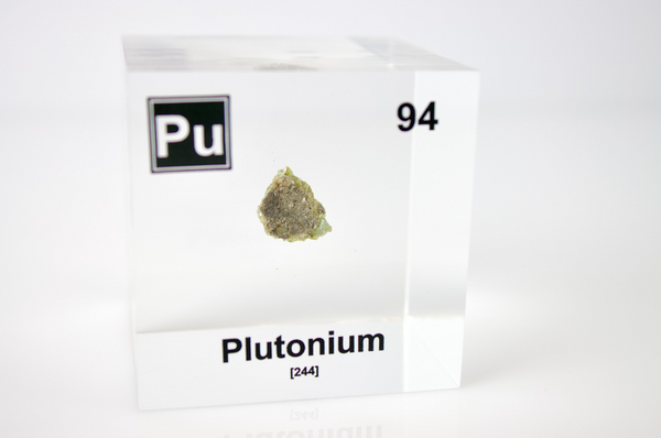 Plutonium Element Cube (Trinitite Sample) – Engineered Labs