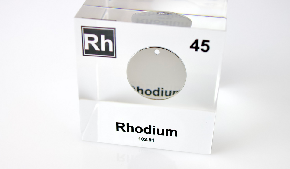 Rhodium Element Cube – Engineered Labs