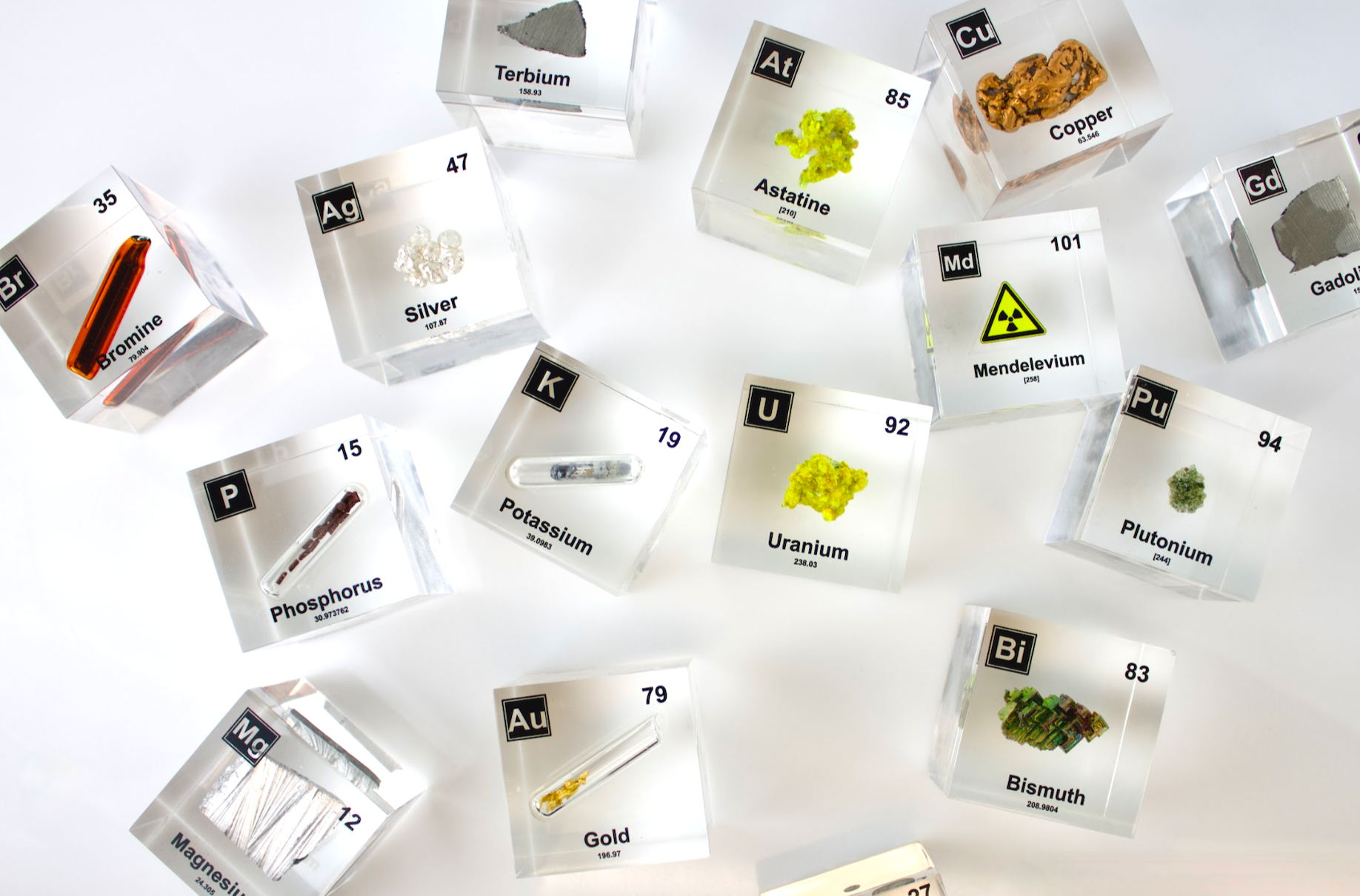 Engineered Labs Element Cube acrylic display