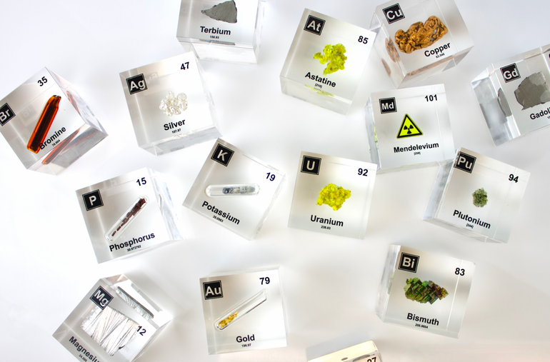 Engineered Labs - Periodic Table Collections with Real Elements