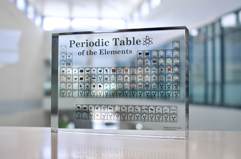 Engineered Labs - Periodic Table Collections with Real Elements