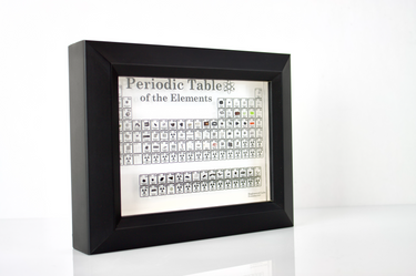 Framed Heritage Periodic Table - 83 Element Embedments