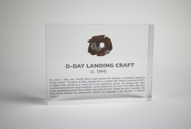 D-Day Landing Craft Artifact Display