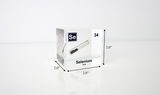 Clear acrylic cube encasing a Selenium ampule with its atomic number 34. Ideal for display in educational settings, scientific collections, or as a decorative piece.