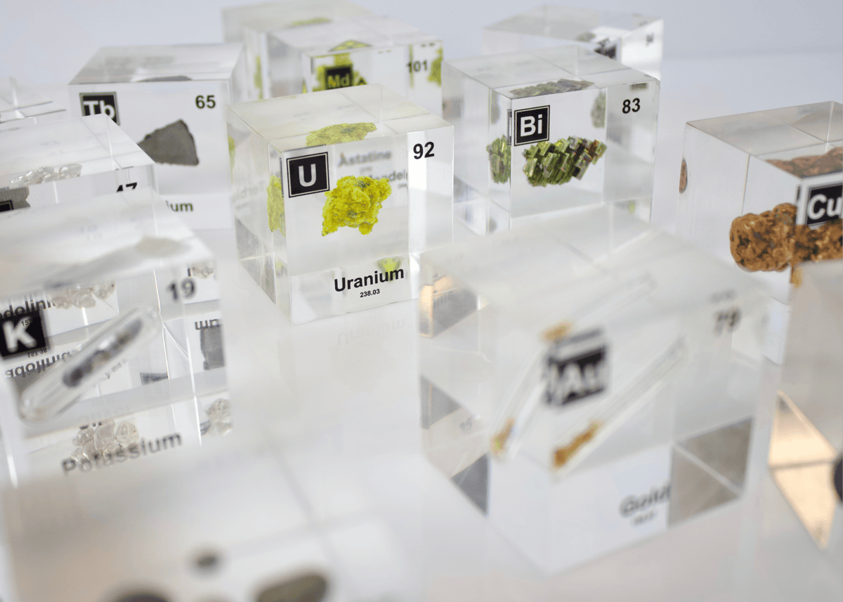 Engineered Labs - Periodic Table Collections with Real Elements