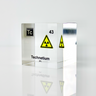 Clear acrylic cube displaying a Technetium element (Atomic Number 43) embedded within, offering a scientific presentation for collectors and science enthusiasts.