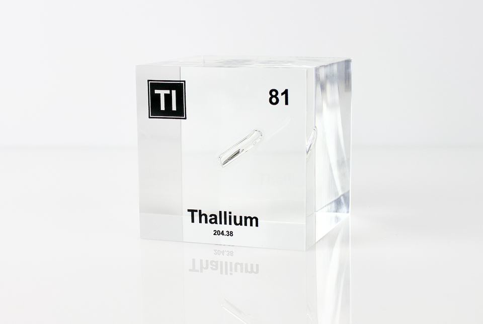 Thallium Element Cube – Engineered Labs