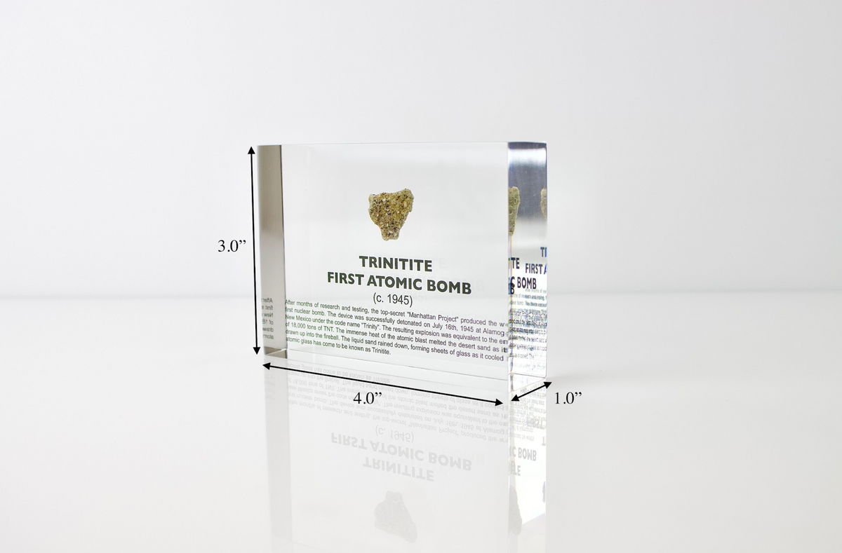 Trinitite (First Atomic Bomb) – Engineered Labs