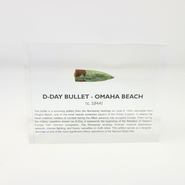 D-Day Bullet Artifact Display