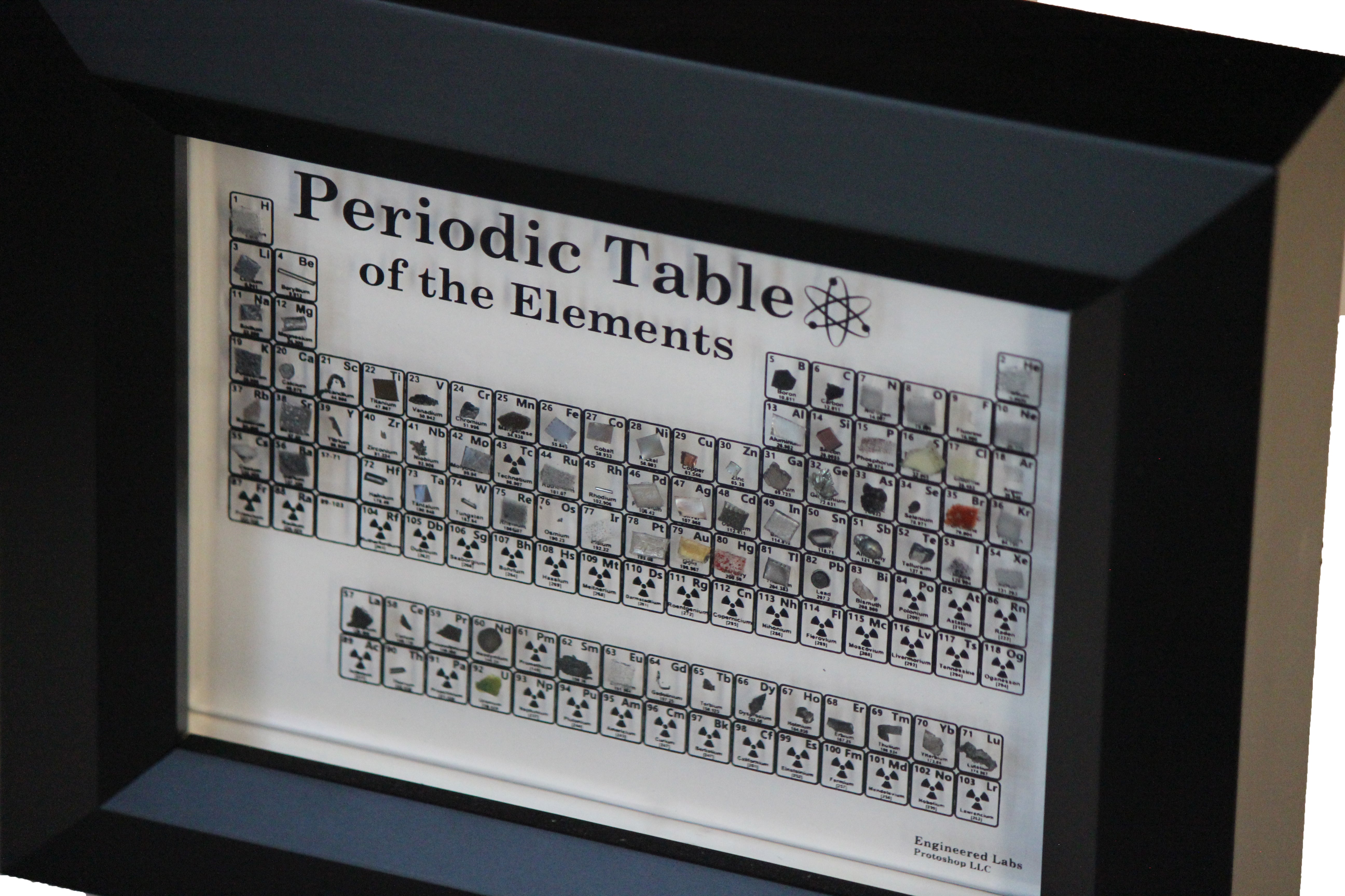  MegaBox Periodic Table Of Elements with 83 Real