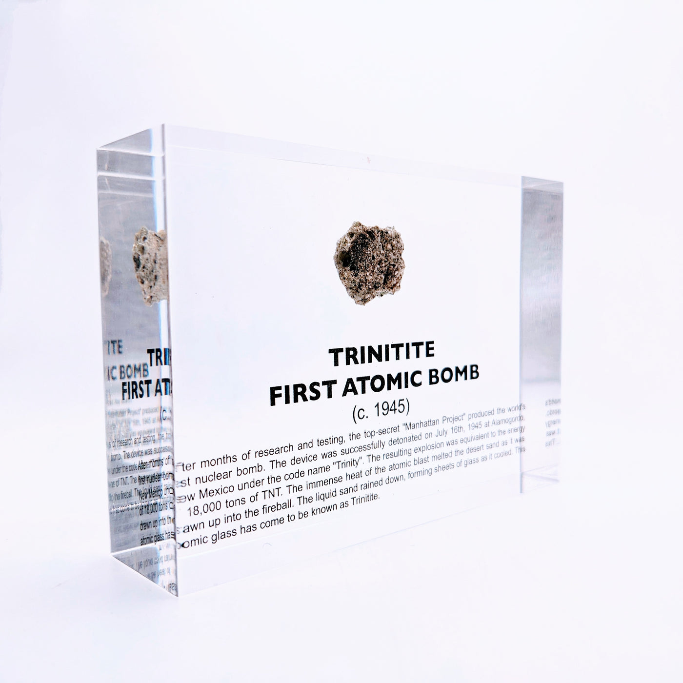 Trinitite (First Atomic Bomb) – Engineered Labs
